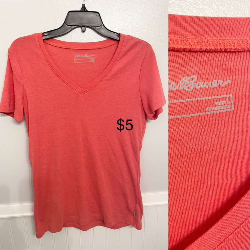 Closet clean-out, Eddie Bauer T-shirt, size L